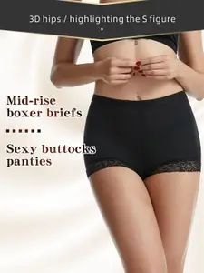 CareDone Women High Rise Breathable Padded Butt Enhancing Lifter Panty