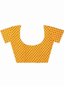 ANAND SAREES Ethnic Motifs Poly Georgette Half and Half Saree