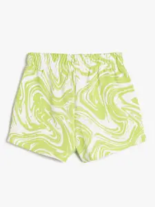 Koton Girls Printed Pure Cotton Shorts