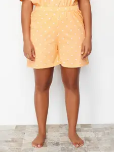 Trendyol Conversational Printed T-Shirt & Shorts