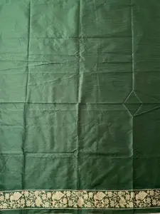 ZARIMO Ethnic Motifs Woven Design Raw Silk Unstitched Dress Material