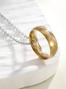 SALTY Men Promise Ring Pendants With Chains