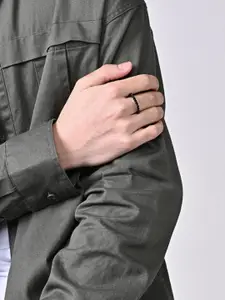 SALTY Men Stainless Steel Finger Rings