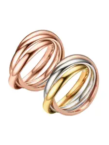 SALTY Men Stainless Steel Cipher Scepter Flinger Ring