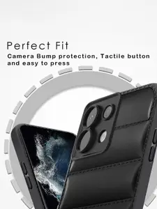 Karwan Redmi Note 13 pro Puffer Edition Silicone Mobile Back Case