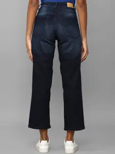 Allen Solly Woman Clean Look Light Fade Cropped Stretchable Jeans
