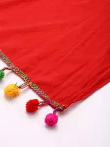 Anouk Women Solid Tasselled Scarf