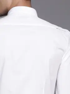 Louis Philippe Ath.Work Super Slim Fit Opaque Printed Semiformal Shirt