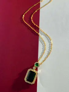 FIMBUL Gold-plated Stone & Kundan-Studded Necklace