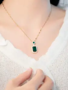 FIMBUL Gold-Plated Stone & Kundan-Studded Necklace