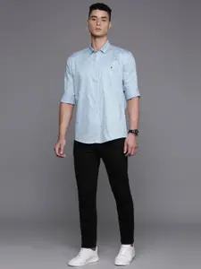 Louis Philippe Jeans Pure Cotton Slim Fit Floral Printed Casual Shirt