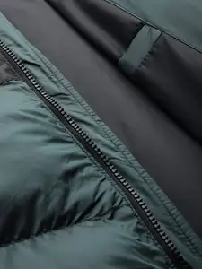 HRX by Hrithik Roshan Colourblocked Hooded Puffer Jacket