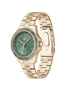 Lacoste Women Patterned Dial & Bracelet Style Straps Analogue Watch 2001372