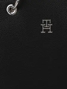 Tommy Hilfiger Textured Oversized Structured Satchel