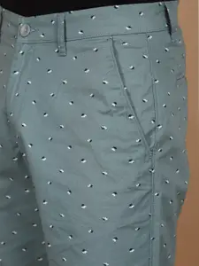 V-Mart Men Printed Mid-Rise Cotton Shorts