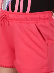 V-Mart Girls Regular Fit Cotton Shorts