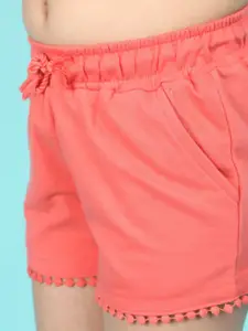 V-Mart Girls Mid-Rise Sports Shorts