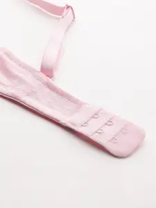 DressBerry Pink Half Coverage Lightly Padded Bra All Day Comfort