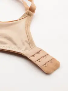 DressBerry Beige Full Coverage Lightly Padded Everyday Bra - All Day Comfort