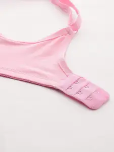 DressBerry Pink Full Coverage Lightly Padded Everyday Bra - All Day Comfort