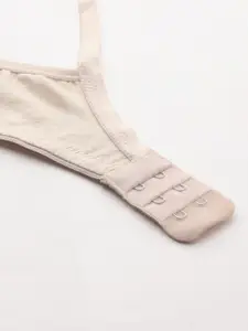 DressBerry Cream-coloured Full Coverage Non Padded Everyday Bra - All Day Comfort