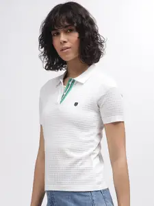 Iconic Self Design Regular Fit Cotton T-shirt