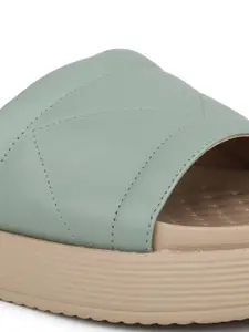 Inc 5 Textured Open Toe Comfort Heels