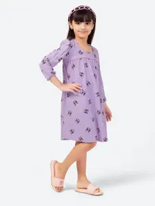 BAESD Girls Conversational Printed Nightdress