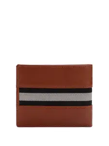 Nautica Men Colourblocked Leather Two Fold Wallet