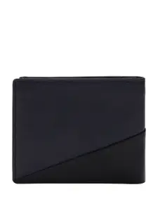 Nautica Men Colourblocked RFID Leather Two Fold Wallet