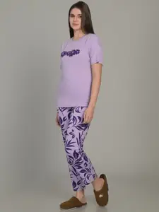 MAYSIXTY Floral Printed Night Suit