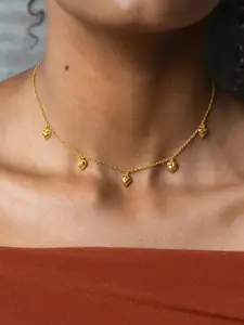 SHAYA 925 Sterling Silver Gold-Plated Necklace