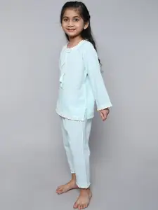 BAESD Girls Striped Night suit