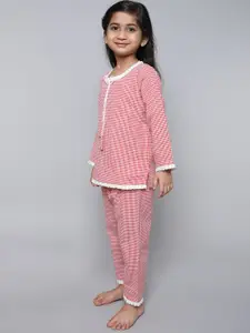 BAESD Girls Checked Night suit