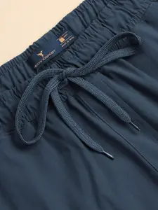Technosport Men Duracool Solid Relaxed Fit Cargo Track Pants