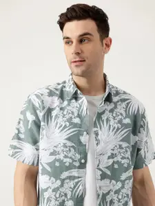 Marks & Spencer Men Floral Opaque Printed Casual Shirt