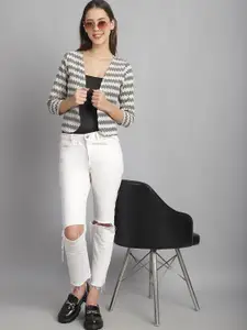 Rute Women Cotton Button Shrug