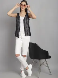 Rute Cotton Self Design Shrug