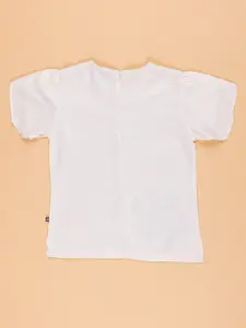 Purple United Kids Floral Cotton Top