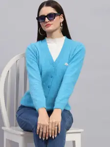 Monte Carlo V-Neck Woollen Cardigan Sweater