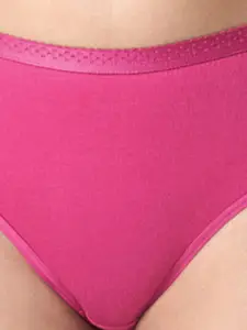BLOSSOM Women Cotton Outer Elastic Hipster Combo- PASSION PANTY 3 PACK