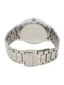 LOREM Men Embellished Dial & Stainless Steel Bracelet Style Straps Analogue Watch LR105-A