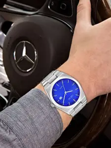 LOREM Men Dial & Stainless Steel Bracelet Style Straps Analogue Watch LR159-A