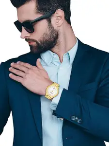 LOREM Men Bracelet Style Straps Analogue Watch LR136-A