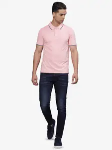 t-base Men Polo Collar Pockets T-shirt