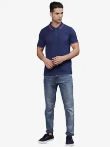 t-base Men Polo Collar Pockets T-shirt