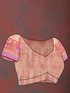 Mitera Ethnic Motifs Zari Kanjeevaram Saree