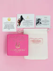 Unniyarcha Women Silver Gold-Plated Wraparound Bracelet