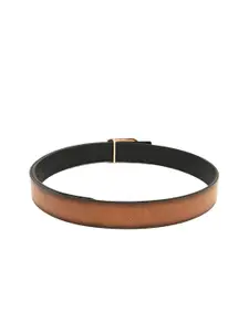 BuckleUp Men Textured Formal Belt