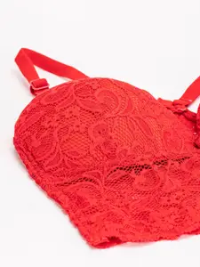 DressBerry Lace Medium Coverage Lightly Padded Bra